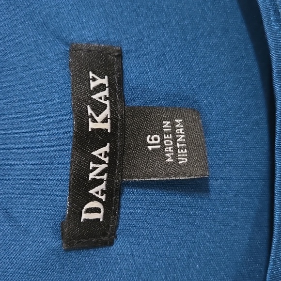 Dana Kay Sleeveless Turquoise Long Dress - Picture 4 of 9